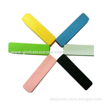 Power Banks, 2,200mAh with Perfume, USB Port, 18650 Lithium Battery, 5V, 1A Output, New 2013